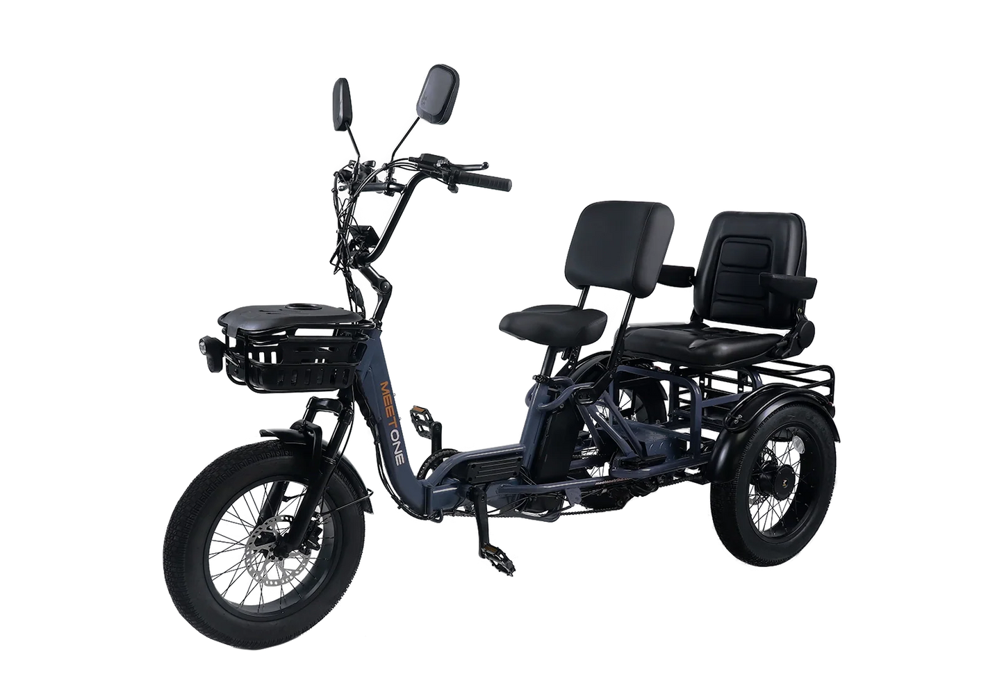 Meet One Pair Electric Trike With Passenger seat
