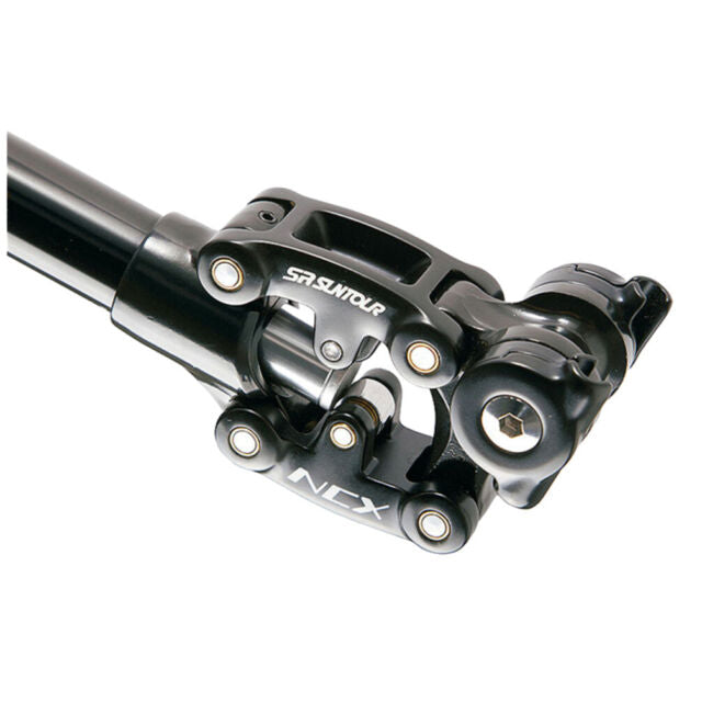 SR Suntour NCX Suspension Seatpost: 27.2 x 350mm 50mm Travel Black