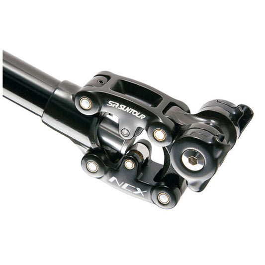 SR Suntour NCX Suspension Seatpost: 27.2 x 350mm 50mm Travel Black