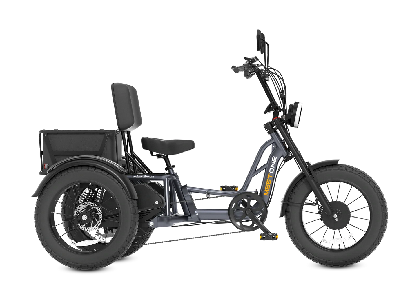 Meet One Tour Dual Motor Dual Battery Electric Trike