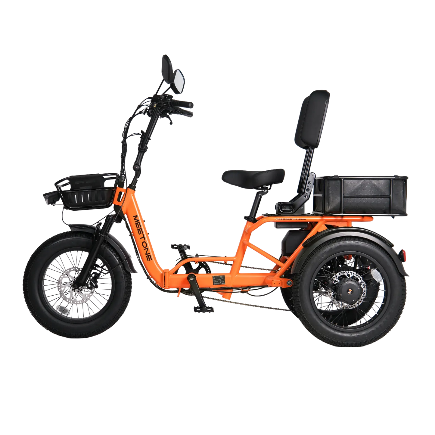 Meet One Breeze Pro 2.0 Full Suspension Fat Tire Electric Trike